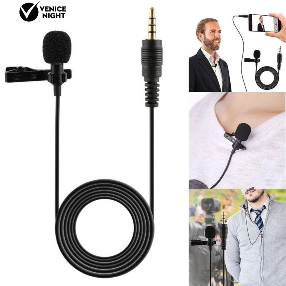 [COD]Microphone Clip-On Lavalier Mini dengan Jack 3.5mm