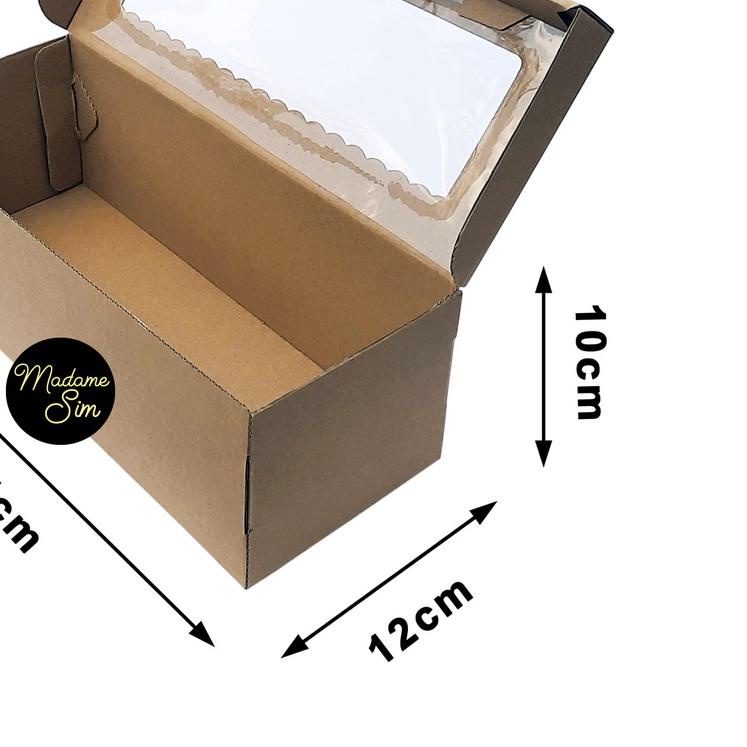 

☎ KOTAK KUE - CAKE BOX - DUS BOLU 25 x 12 x 10 CM - MS-08 (ISI : 10 PCS) ❁