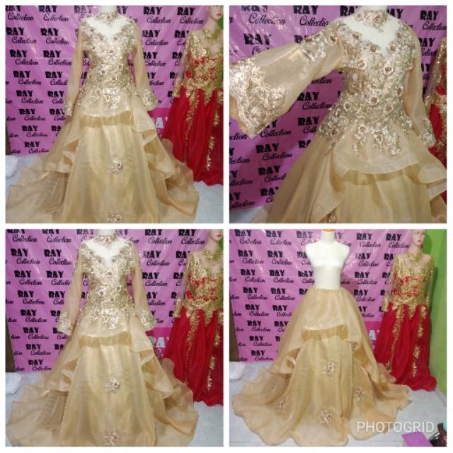 Baju pengantin murah ( organza ) gaun pengantin