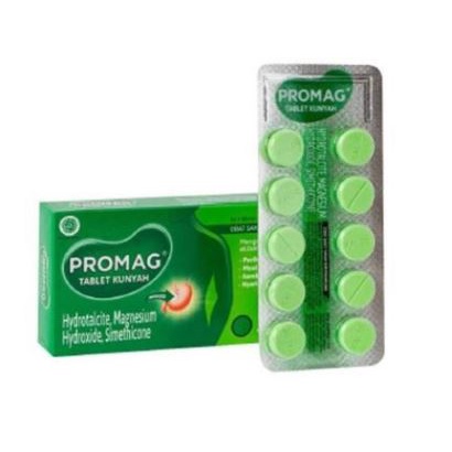 Promag 1 kotak isi 3 lembar X 10 Tablet