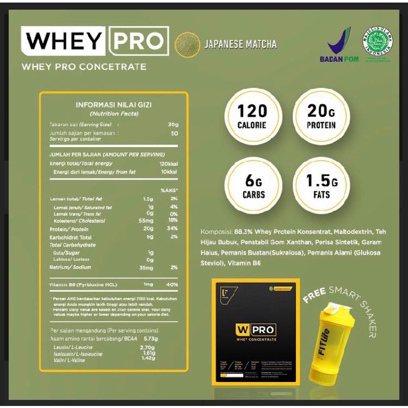 WPRO WHEYPRO 3.3lb whey protein concentrate