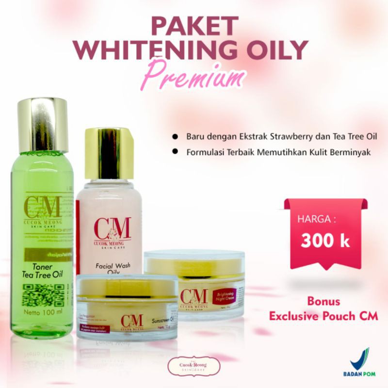 Paket Whitening Oily Premium CM