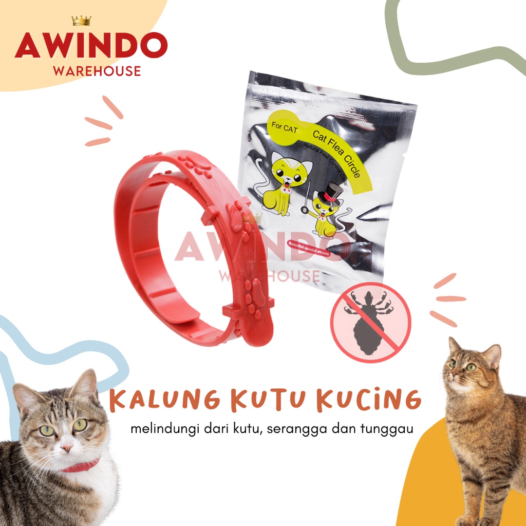 [TERMURAH] KALUNG ANTI KUTU KUCING - Kalung Obat Anti Kutu Kucing Kelinci Anjing Musang Flea Tick