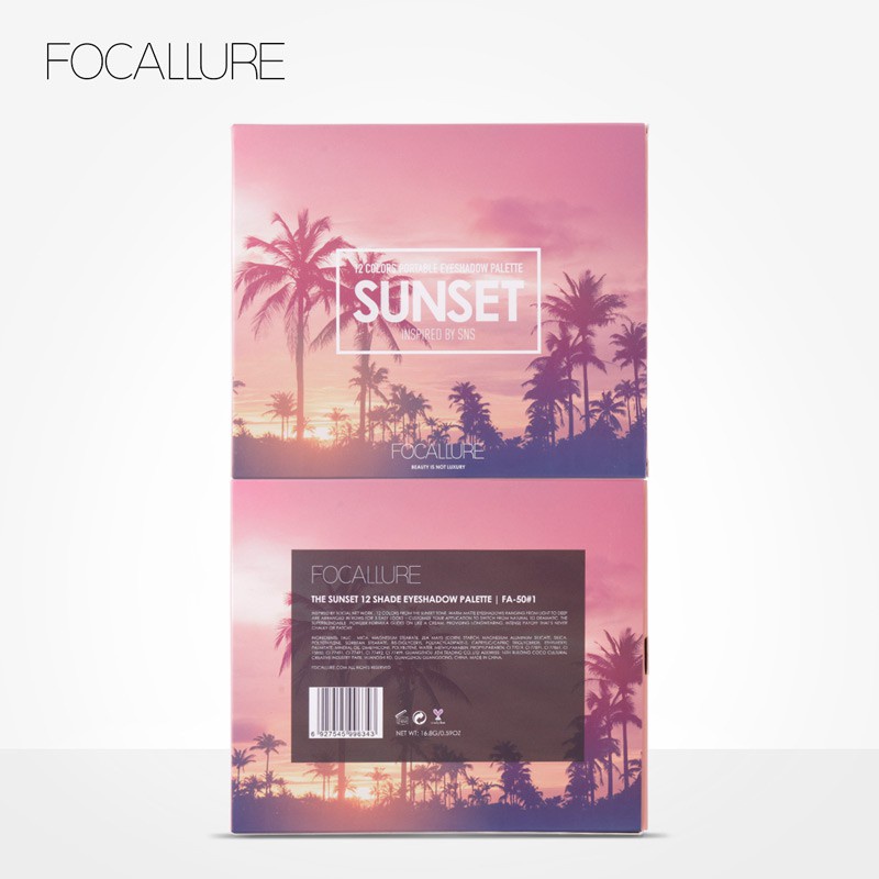 FOCALLURE 12 Colors Eyeshadow-FA50