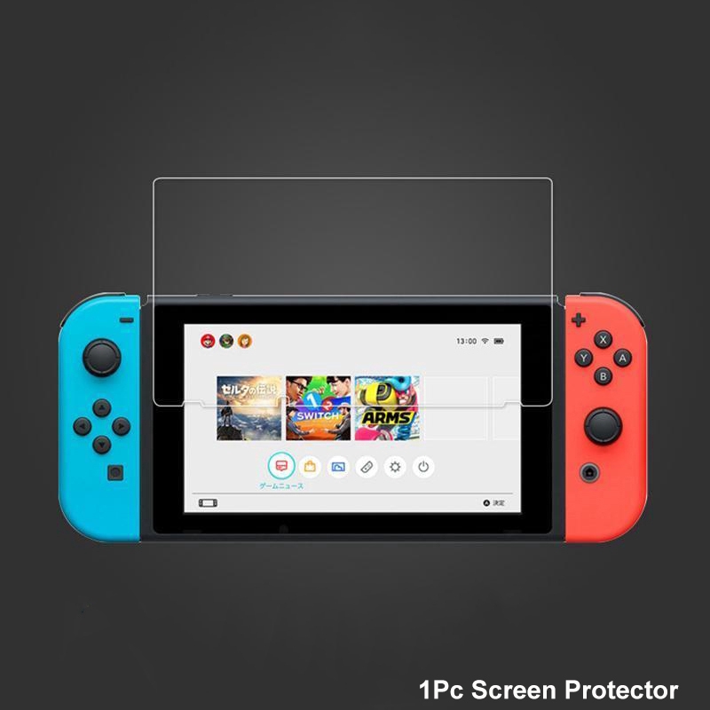 Hard Case Pelindung + Pelindung Layar Tempered Glass untuk Nintendo Switch