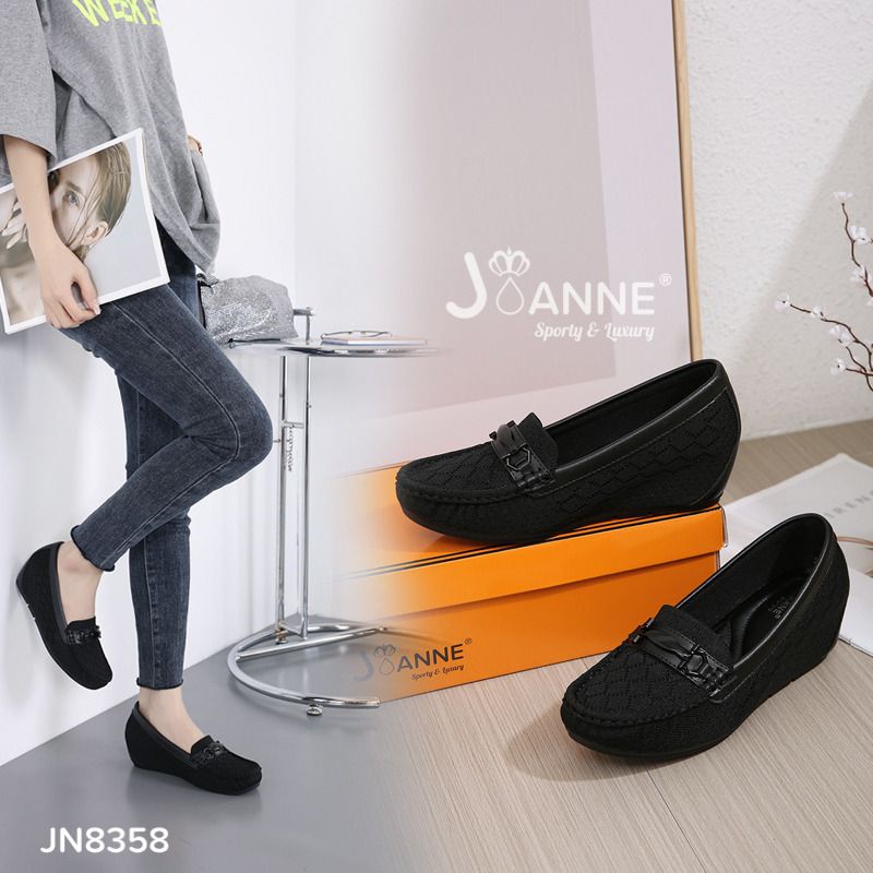 JOANNE Sepatu Wanita Wedges Shoes #JN8358 ORIGINAL