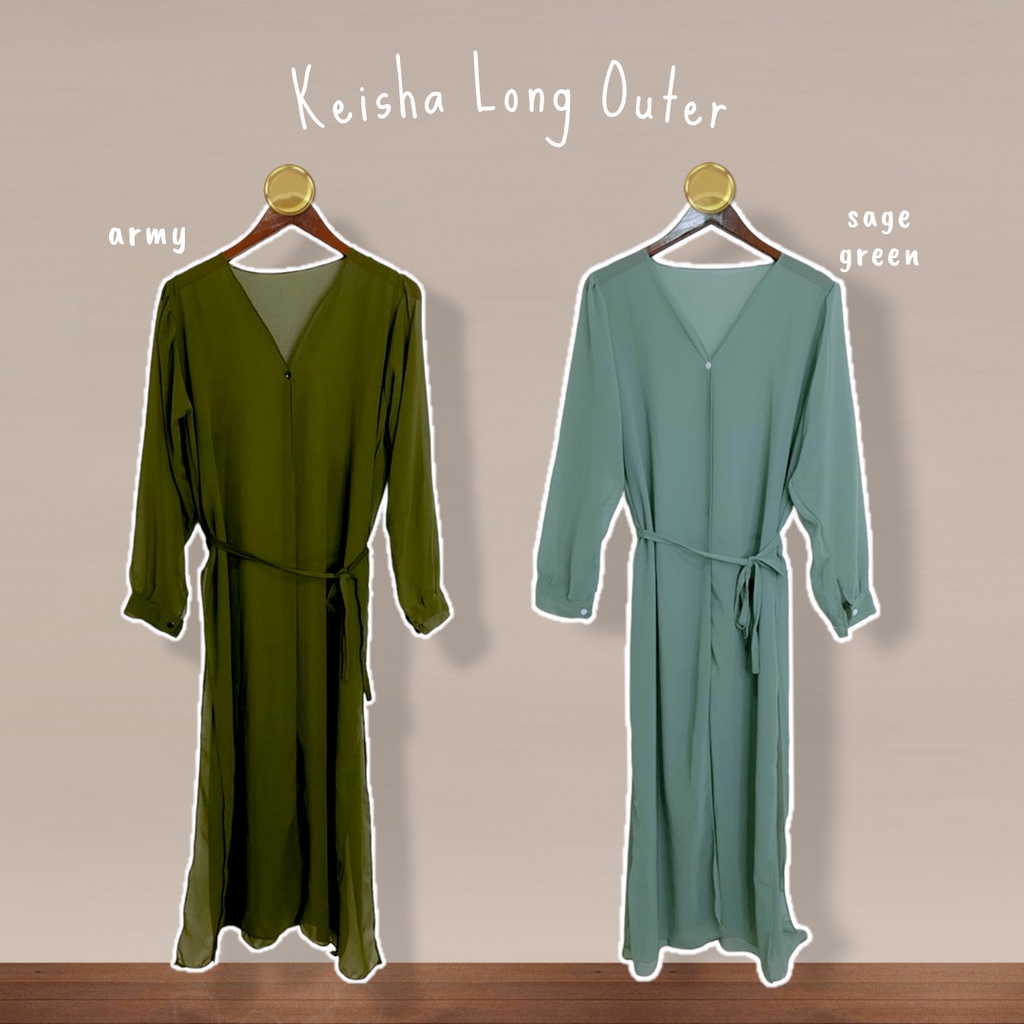 KEISHA Long Outer Ceruty