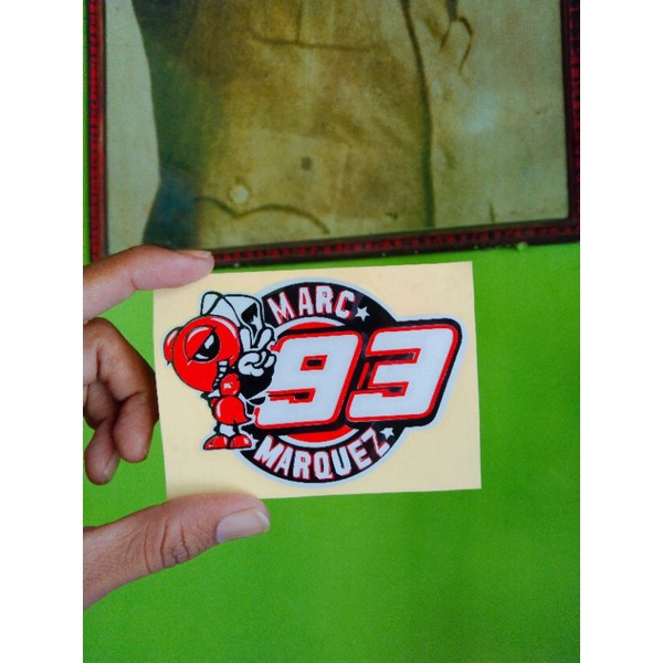 stiker cutting Marc Marquez