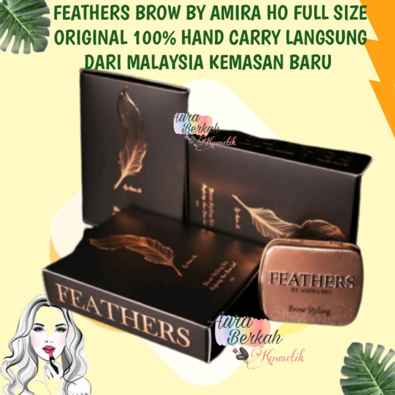 Feathers Brow By Amira Gel Alis / Gel Alis By Amira / Feathers ORIGINAL 100% GARANSI UANG KEMBALI !