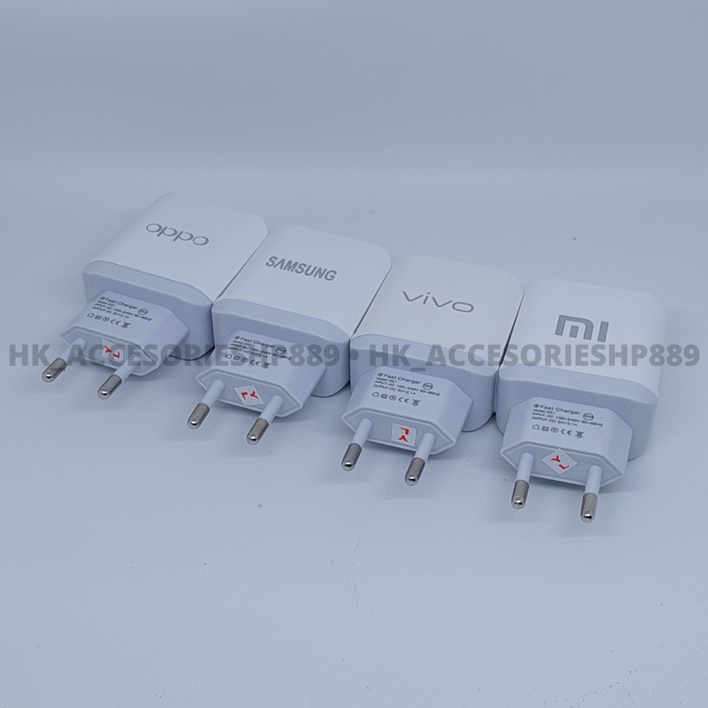 Travel Charger S-200 Vivo Oppo Samsung Xiaomi FAST CHARGING 3.5A