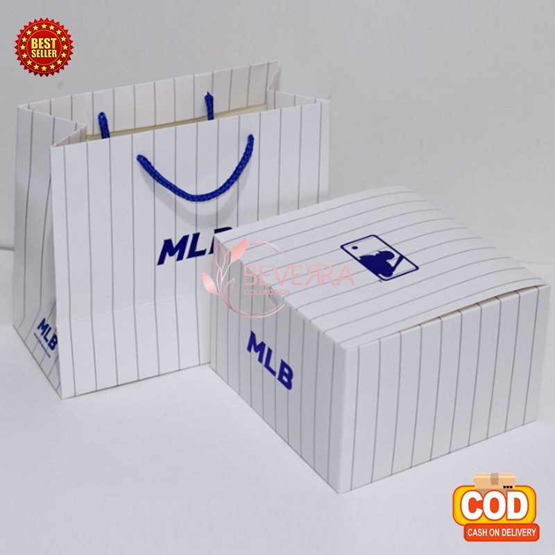

BOX TOPI MLB Kotak Packing Tas Hadiah Korea Topi portabel BX