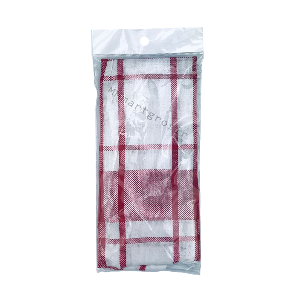 Kain Serbet / Kain Lap Motif Kotak / Kain Lap Serbet Serbaguna / 1pcs