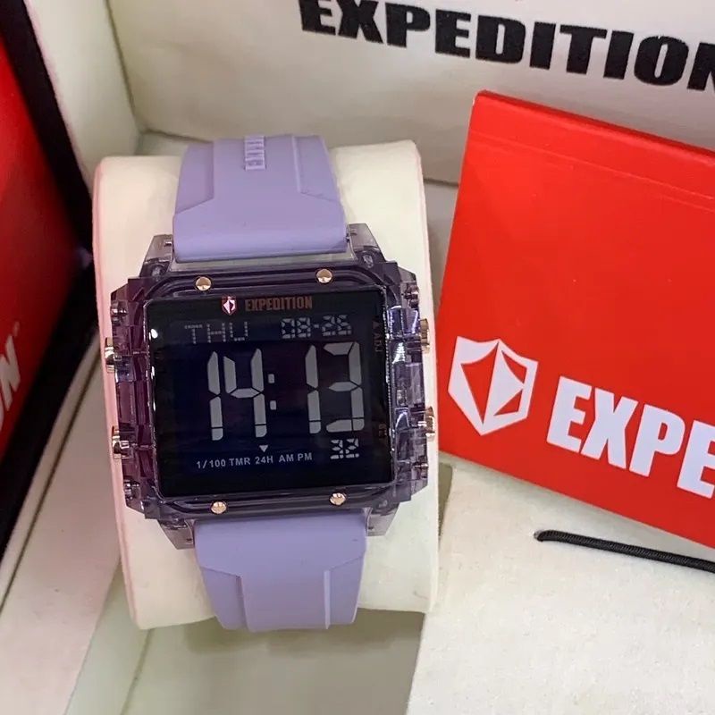 Jam Tangan Expedition E 6817 Wanita / E6817M Violet Original