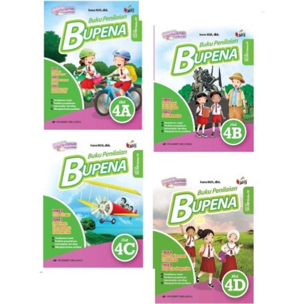 BUPENA KLS 4.. SD A.B.C.D. BEKAS/BARU