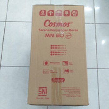 Tempat Beras Anti Karat Anti Kuman/Rice Box Mini Bio 12 kg COSMOS OKE***