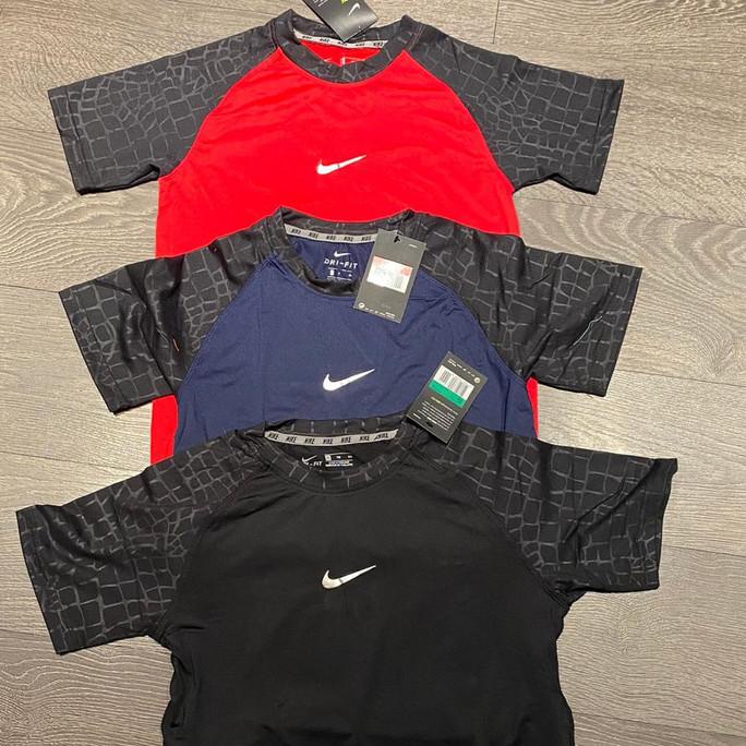 BISA COD JERSEY FITNEES NIKE - BAJU RUNNING - KAOS OLAHRAGA NIKE ORIGINAL BLUE