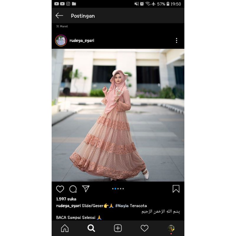 Nayla dress batch 2 by Rudeya Syar'i