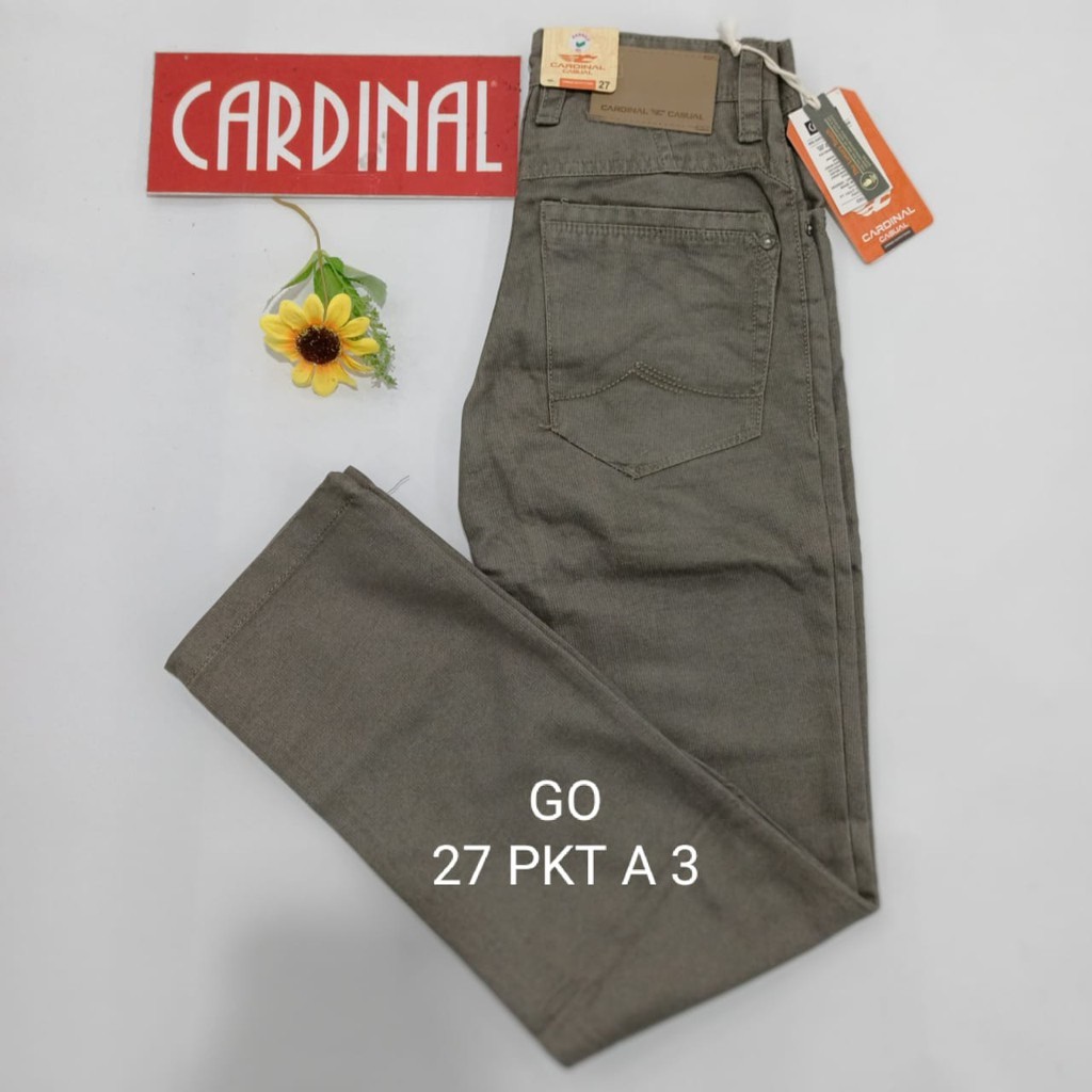 BB 27-28 PKT CARDINAL CASUAL CELANA POCKETS PANJANG Pria Fashion Laki Brand Kekinian Celana Chino