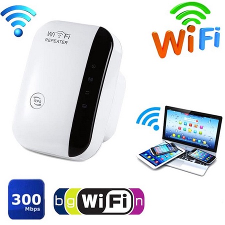 Wifi Repeater 300Mbps - Repeater Wireless Penguat Sinyal WiFi Booster