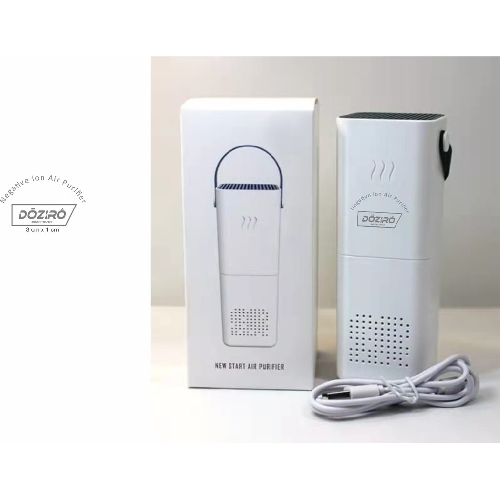 Air Purifier Portable Mini Dengan Ion Negatif Untuk Ruangan Tidur