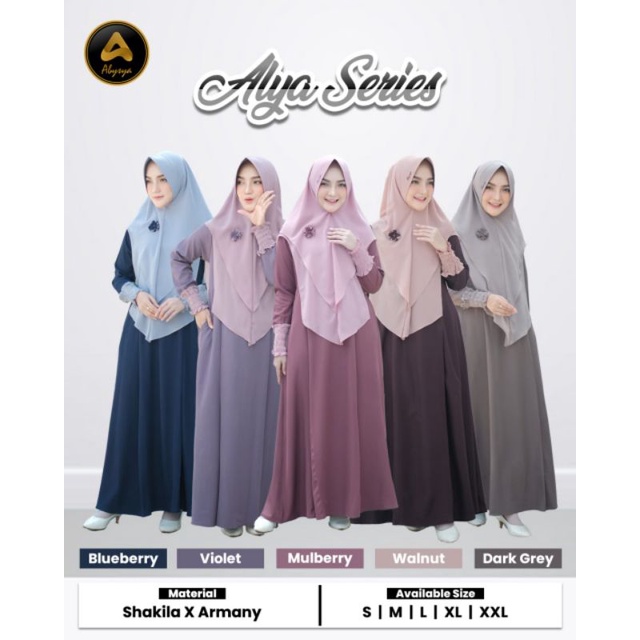 gamis Alya series by abysya/gamis syar'i elegan/gamis syar'i terbaru alya series by abysya