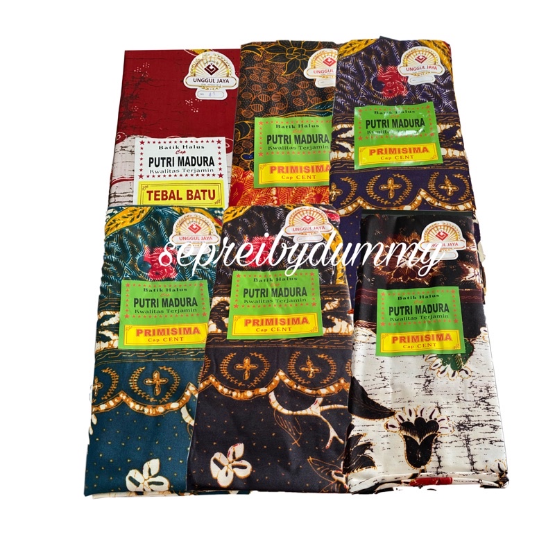 Sarung Batik Perempuan sudah dijahit Putri Madura Unggul Jaya