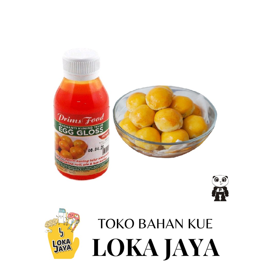 

PRIME EGG GLOSS (PENGKILAP KUE) 140 GR