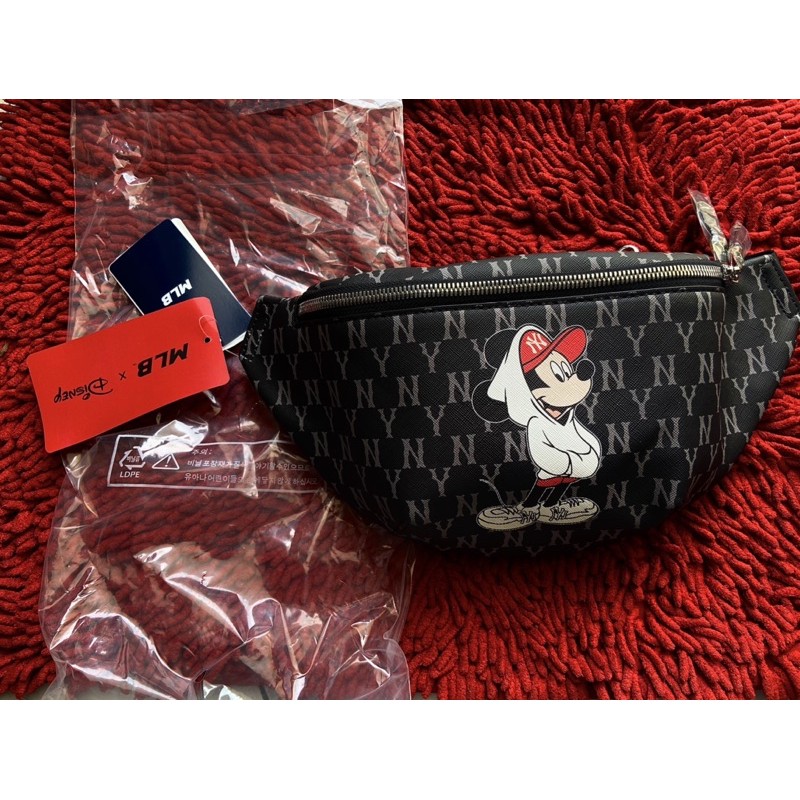 MLB NY LA X MICKEY DISNEY WAISTBAG/ TAS PINGGANG MLB NEW YORK YANKEES LOS ANGELES MICKEY DISNEY