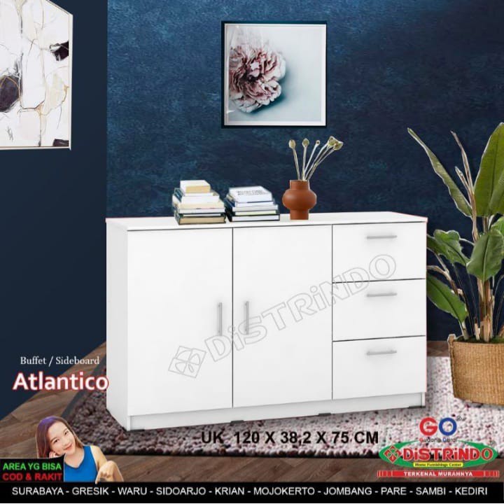 Buffet Lemari Hias Rak TV Serba Guna Kwalitas Mewah Harga Murah Model Minimalis dan kekinian