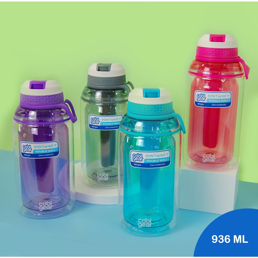 ORIGINAL COOL GEAR DOUBLE WALL MINUM  SEDOTAN  DENGAN IGLOO COOLER 936ml 4670