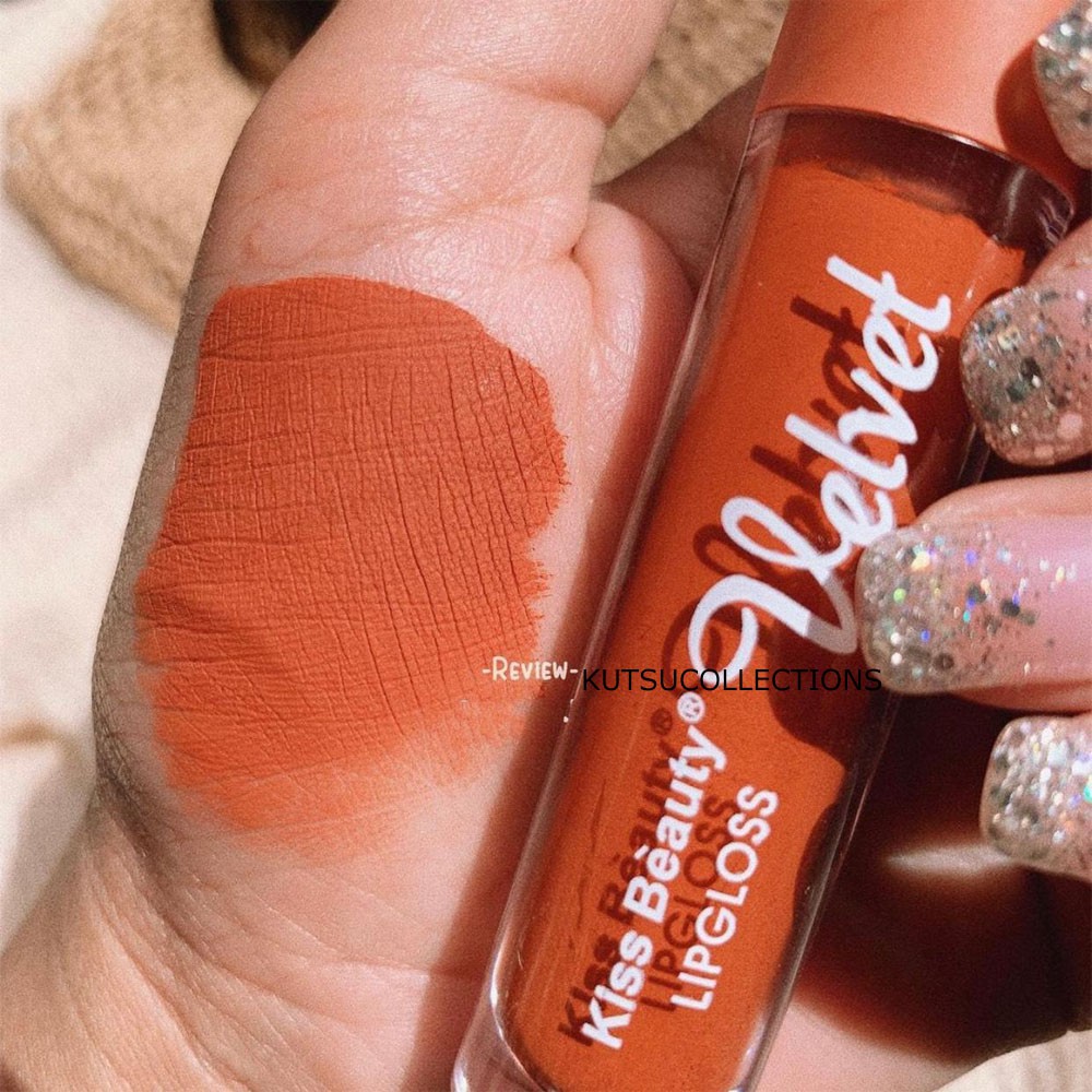 Kiss Beauty Lipgloss Velvet Matte Lipstik Thailand Peach Bangkok