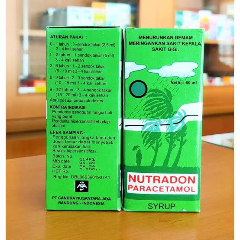 

NUTRADON SIRUP / OBAT PENURUN PANAS ANAK /PARACETAMOL SIRUP