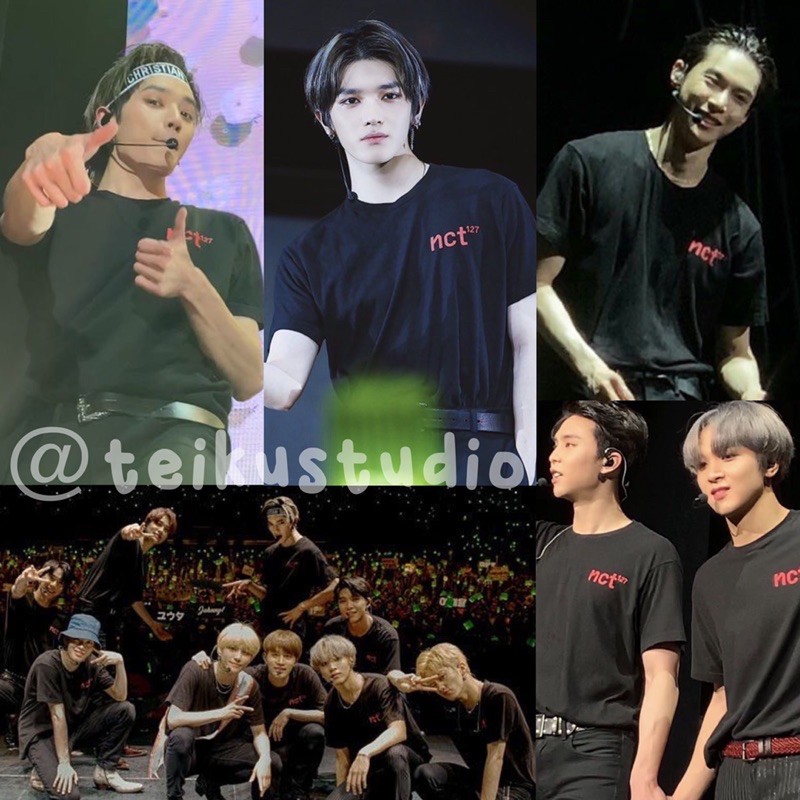 NCT 127 (OVERSIZED) Concert T-Shirt Kaos NCT 127 oversize kpop custom