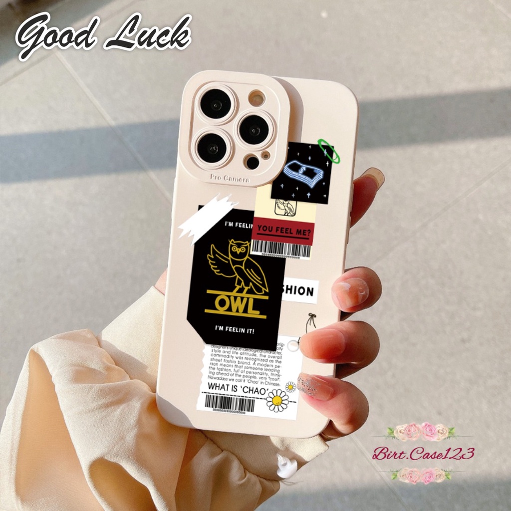 SOFTCASE PROCAMERA CUSTOM GOOD LUCK OPPO VIVO SAMSUNG REALME XIAOMI IPHONE INFINIX FOR ALL TYPE BC6351