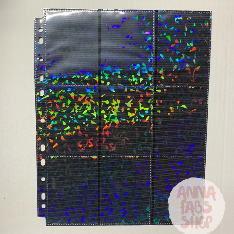 

[READY STOCK] Sleeve Binder Photocard A4 9P 11Ring Hologram // Sleeve Hologram // Sleeve Binder Hologram