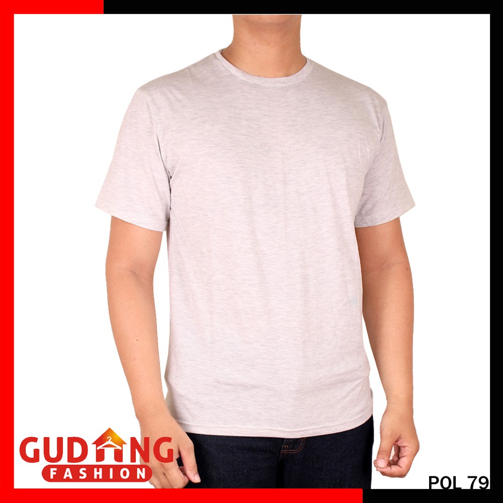 Kaos Polos Simple Pendek Casual - POL 79