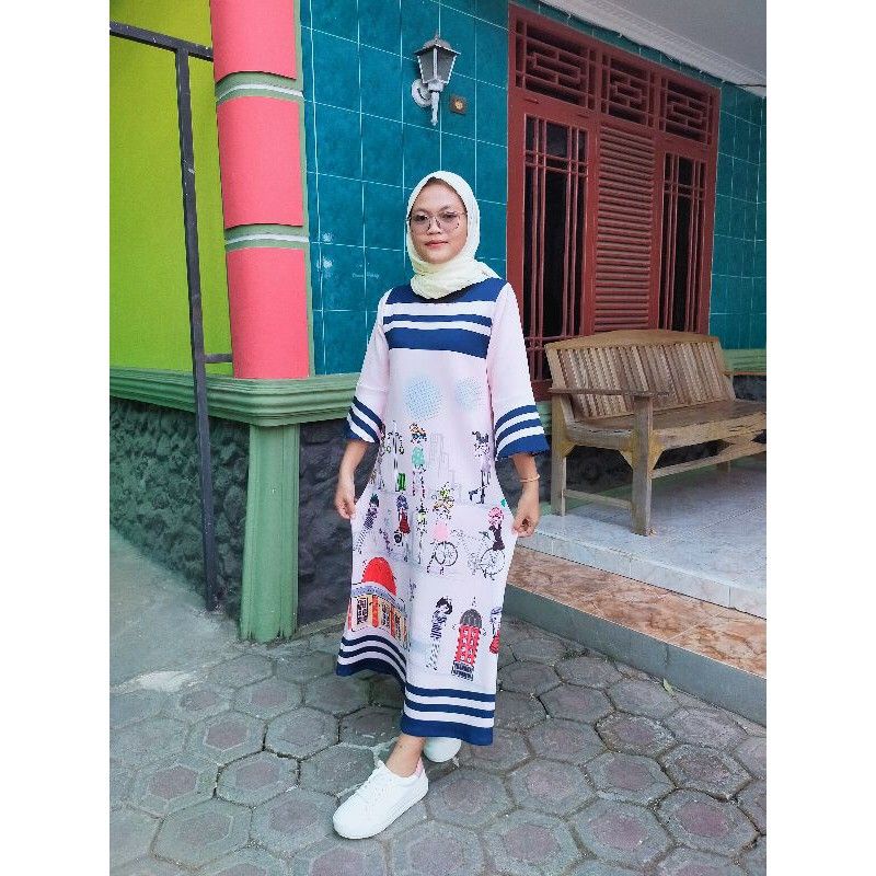 GAMIS DRESS GIOK APPAREL & SCARF