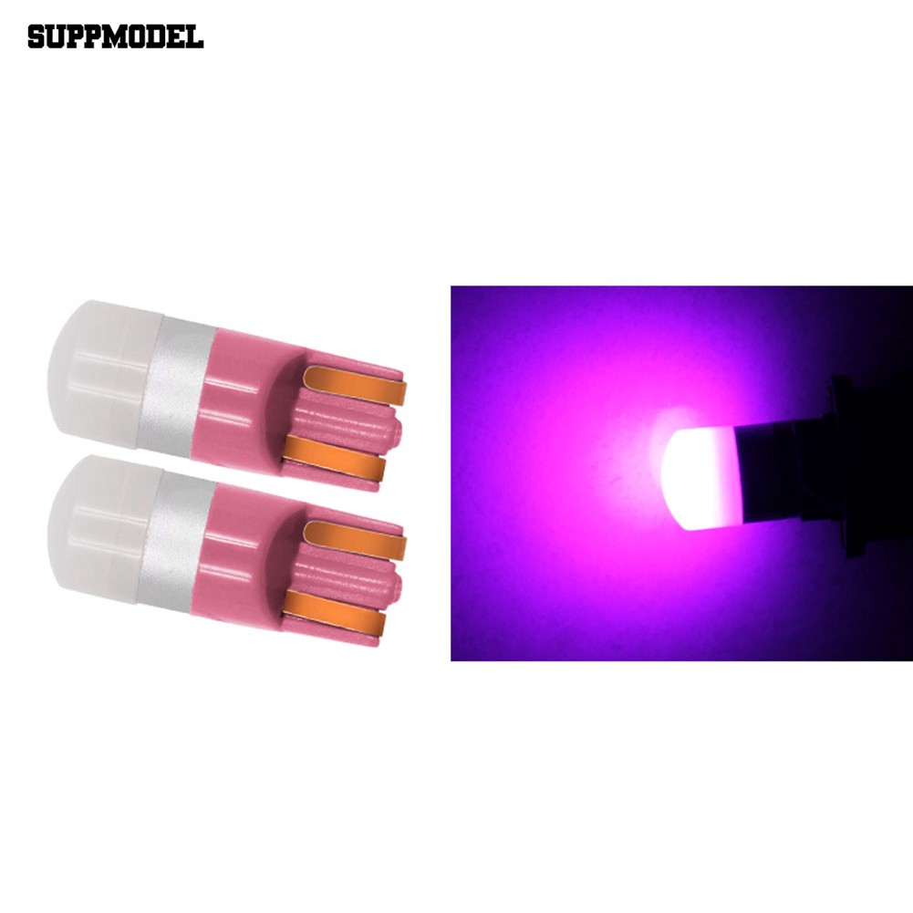 2Pcs Lampu LED 3030 SMD T10 W5W untuk Dome / Plafon Mobil