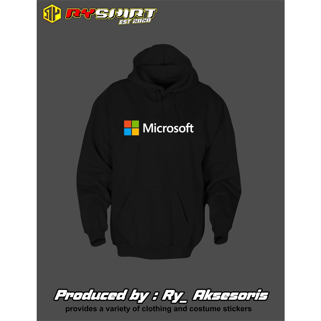 Hoodie / Jaket /Sweater Distro keren Murah Hoodie Microsoft 2