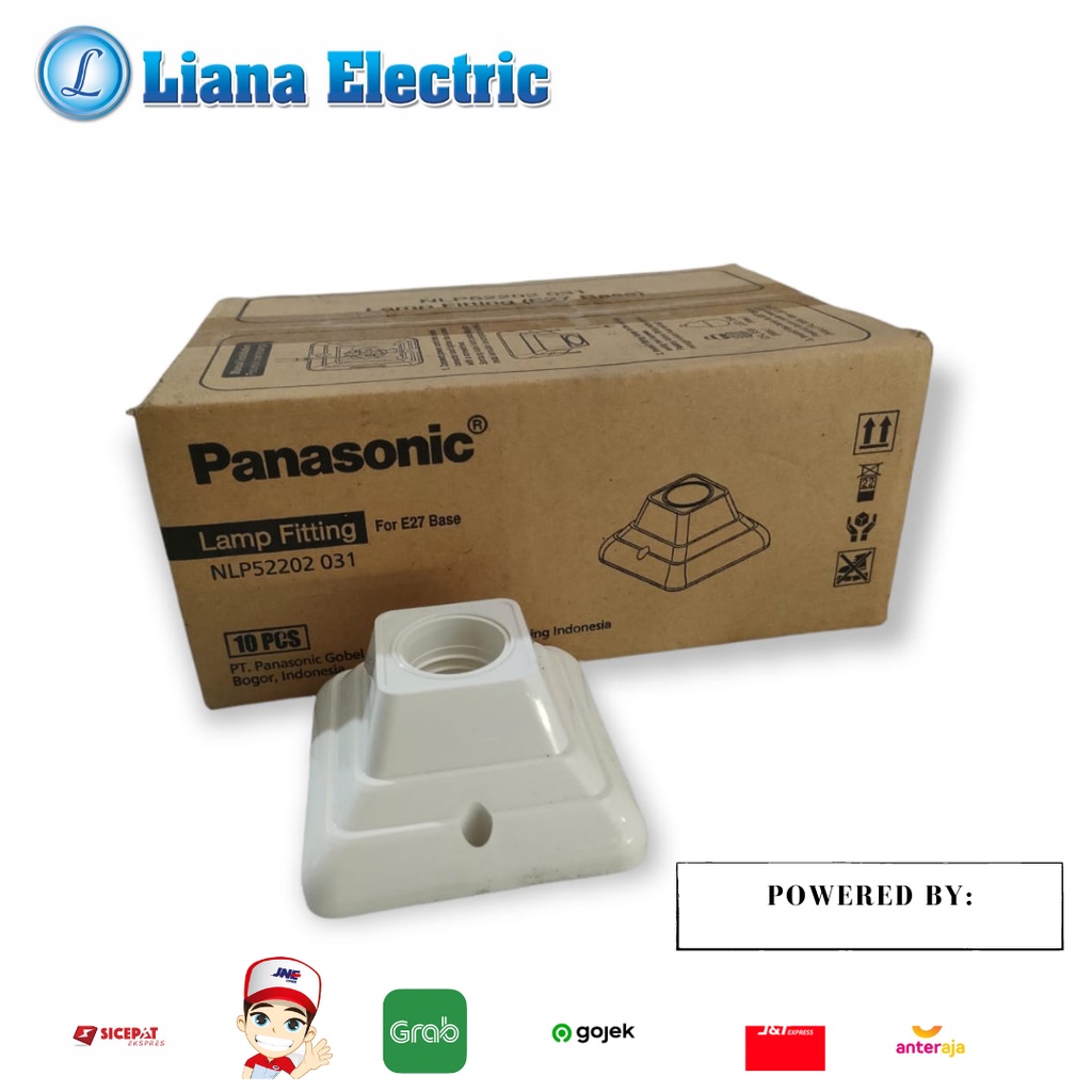 Fitting lampu Panasonic E27 Plafon - Fiting Rumah Lampu Plafon