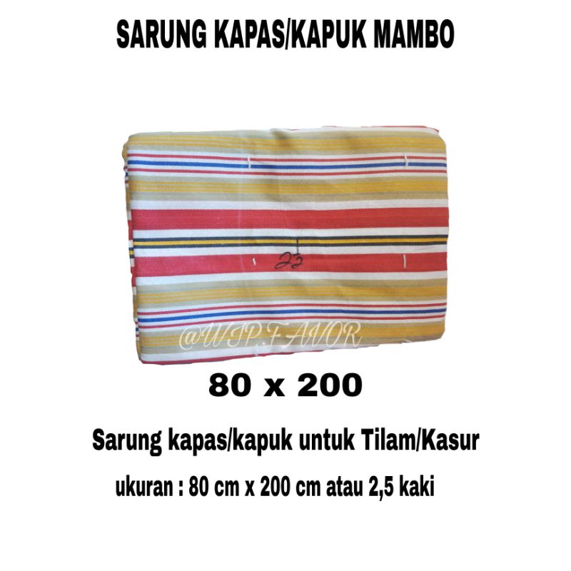 2,5 kaki Sarung Kasur/Tilam - Untuk Isian Kapas/Dakron