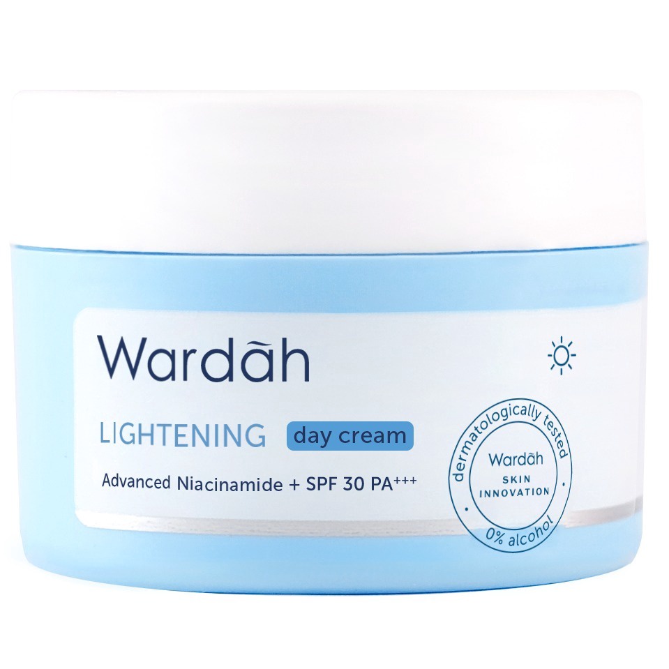 PROMO!! Lightening Day Cream / Night Cream Advanced Niacinamide 30 g Pelembab Wardah