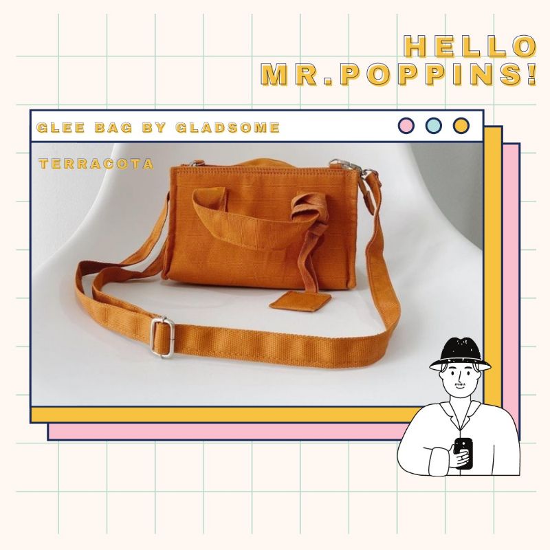 Glee Bag by Gladsome | Canvas Bag | Mini Bag | Khaki