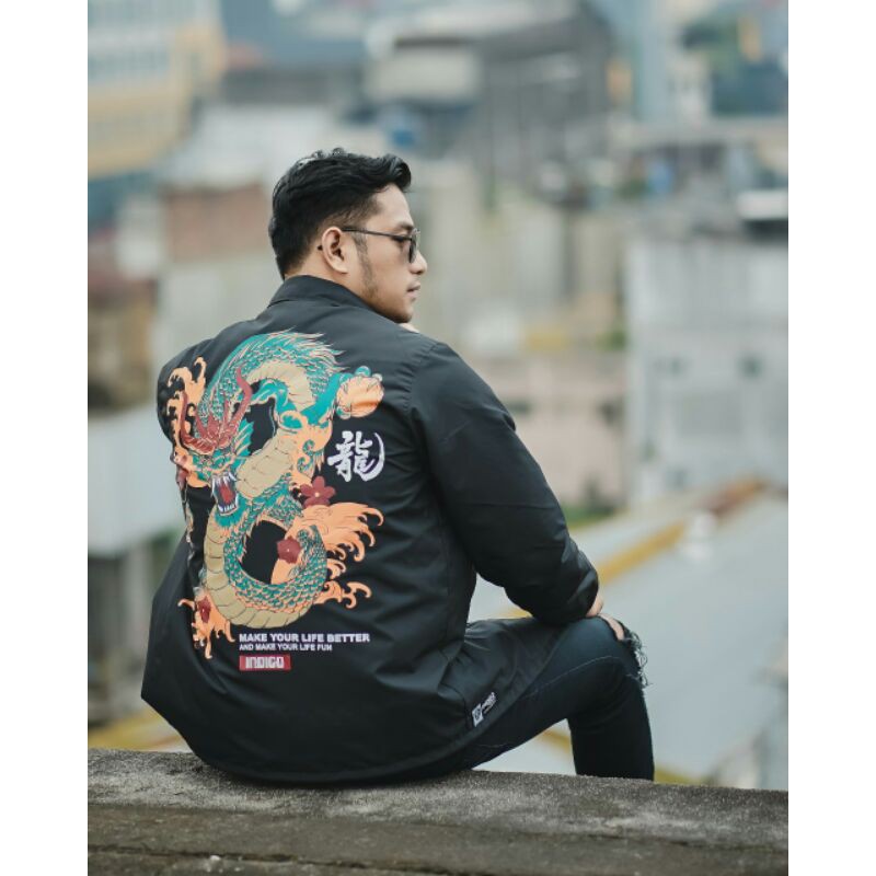 Jaket Coach Naga Jaket Barong Jaket Dragon Jaket Parasut Jaket Pria Jaket Outdoor