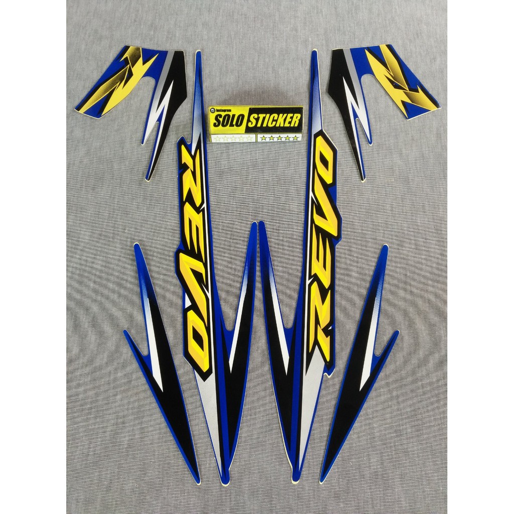 Bisa Cod Striping Sticker Motor Honda Revo Cw 2006 2007 Shopee