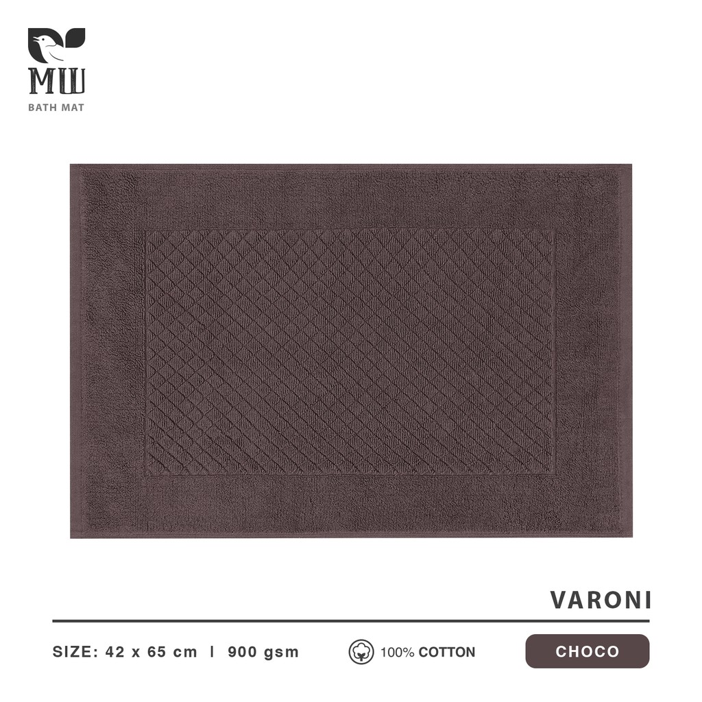 Keset Terry Palmer Morning Whistle VARONI / Keset Mandi / Bath Mat 100% cotton 42 x 65 cm