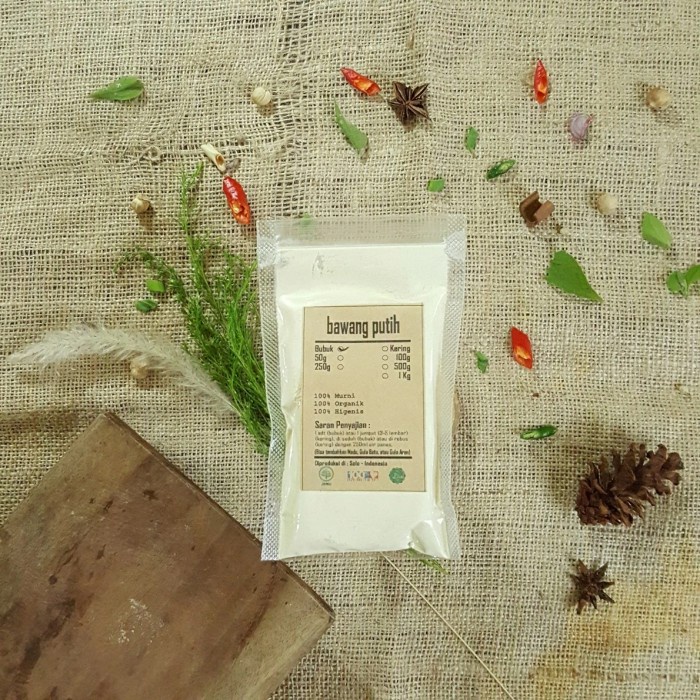 

BAWANG PUTIH BUBUK 1 KG - Garlic Powder Pure - MURNI - JSR - REM
