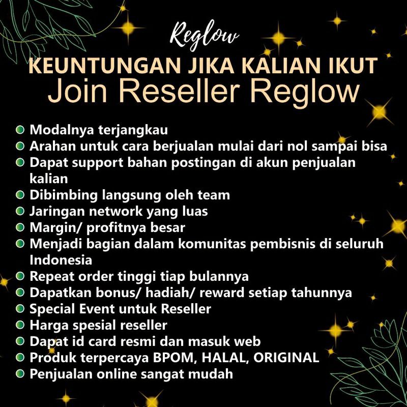 Join Dropshiper & Reseller Reglow Jawa Timur