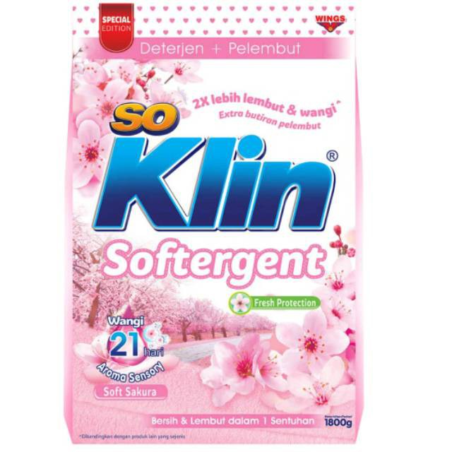 Soklin Softergent Soft Sakura 1.8kg
