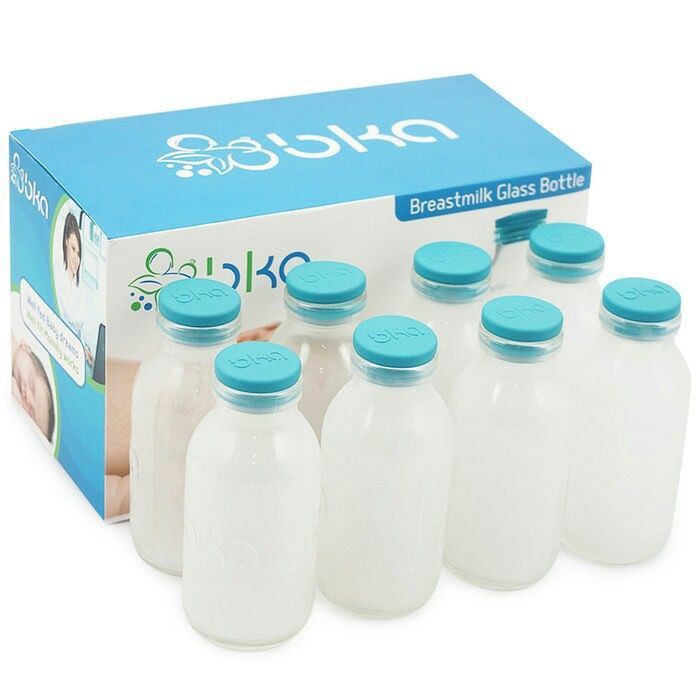 BKA Botol Kaca ASI 100ml isi 8 Pcs